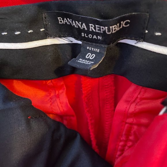 Banana Republic Red Trouser - Picture 3 of 3